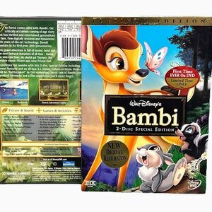 Walt Disney: Bambi - Platinum Edition Two Disc DVD - Mint Collectible